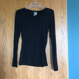 Black long sleeve shirt
